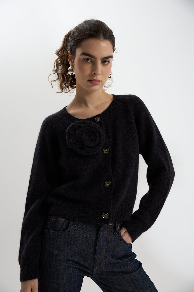 Sweter ROSA - black